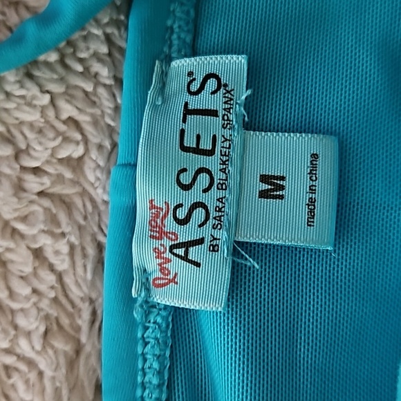 Spanx MD Love Your Assets Turquoise One-Piece Swimsuit - Picture 4 of 10